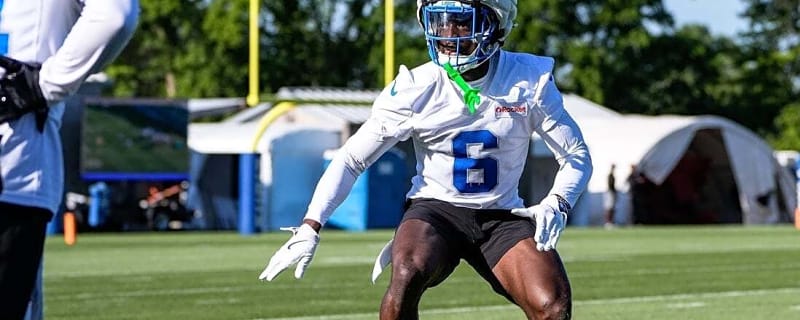 Lions CB Terrion Arnold (hamstring) exits practice