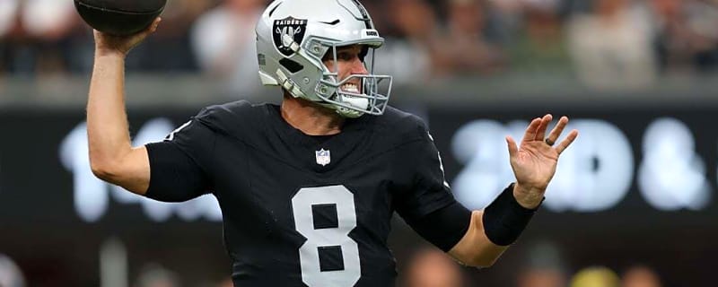 Raiders sticking with Kirk Cousins as they seek to end skid against Jets