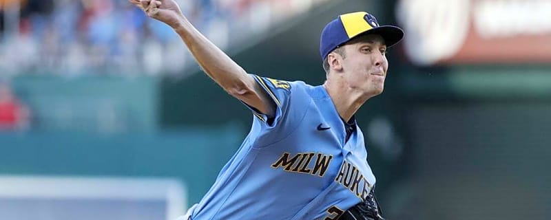 Brewers' Jacob Misiorowski no-hits Nats thru 5 1/3, leaves with cramp