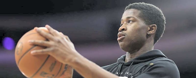 76ers rookie VJ Edgecombe (back) out vs. Jazz