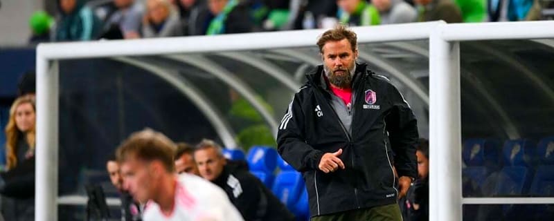 St. Louis City fire coach Olof Mellberg after 15 matches