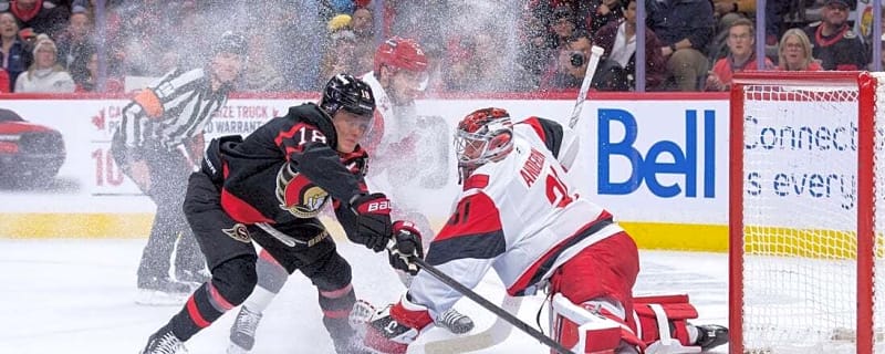 Senators regain playoff spot, deny Canes division title