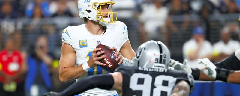 Justin Herbert, ball-hawking defense lift Chargers over Raiders