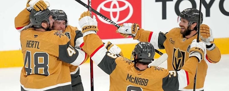 Mitch Marner (hat trick), Knights hold off Canes in 2OT for series lead
