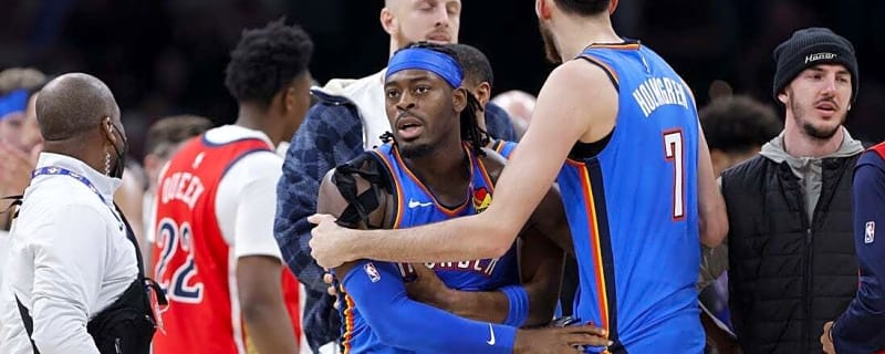 Thunder's Luguentz Dort, Pelicans' Jeremiah Fears fined