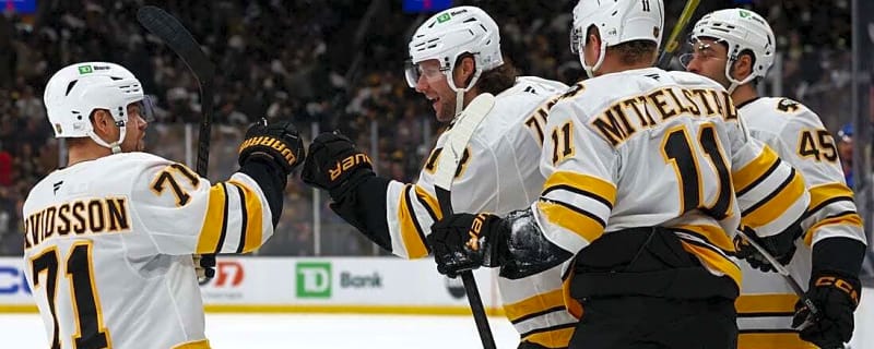 Bruins net two hat tricks in 10-2 shellacking of Rangers