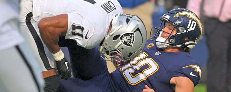 Chargers QB Justin Herbert (hand) hopes to start vs. Eagles