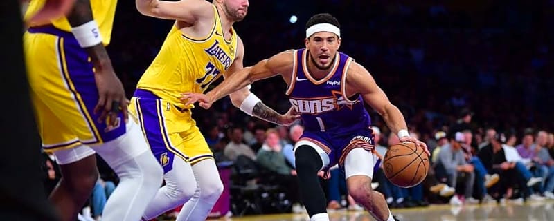 Suns G Devin Booker (groin) exits game vs. Lakers