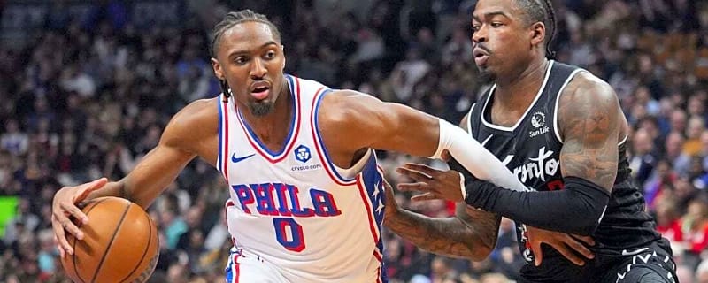 Tyrese Maxey scores 33, lifts 76ers over Raptors to split season series