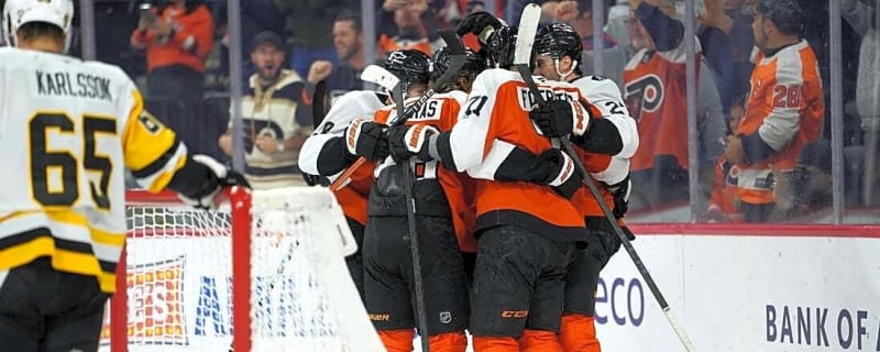 Bobby Brink delivers Flyers to chaotic shootout win over Penguins