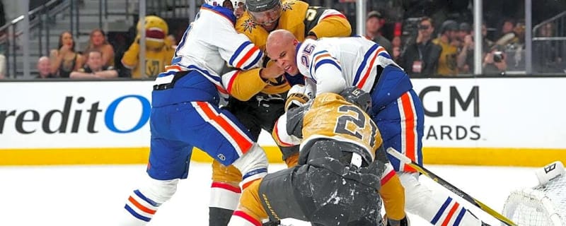 Oilers edge Knights in OT after Connor McDavid hits assists milestone