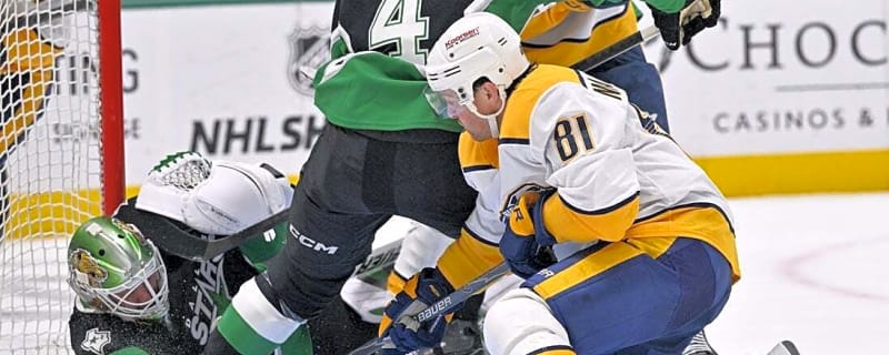 Stars run win streak to 8 with OT defeat of Predators