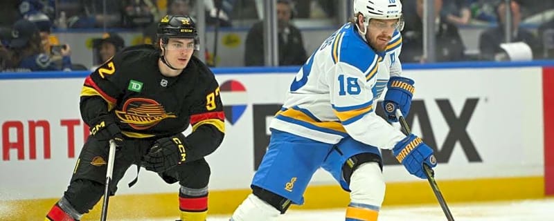 Pavel Buchnevich, Blues stifle Canucks for road win