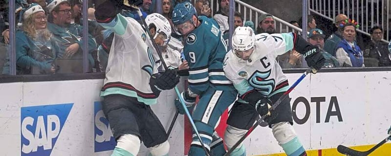 Kraken end 4-game slide with comeback against Sharks