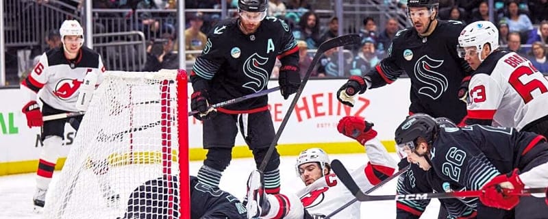 Three-goal third period propels Kraken past Devils