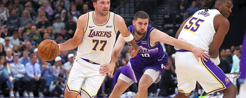 Luka Doncic scores 52 as Lakers rally from 18 down to beat Jazz