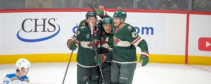 Wild ride Matt Boldy’s hat trick to win over Blues