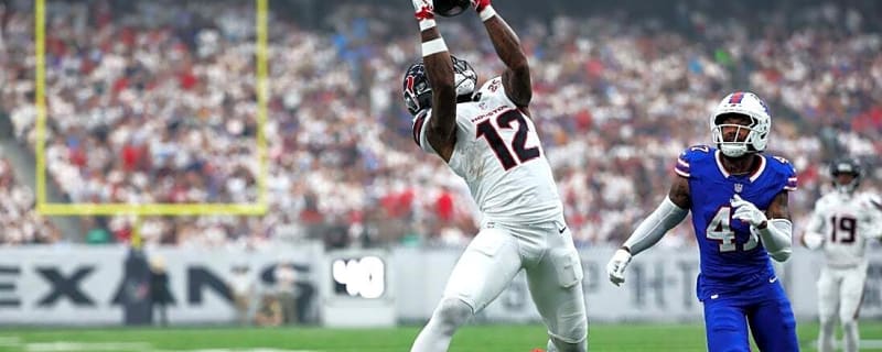Report: Texans WR Nico Collins (hamstring) uncertain for Week 2