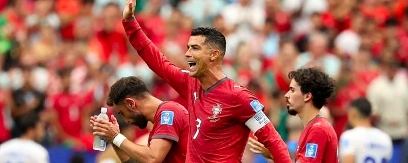 Cristiano Ronaldo record brace as Portugal routs Uzbekistan