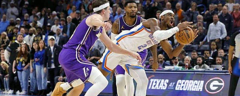 Shai Gilgeous-Alexander, Thunder get off to fast start in rout of Lakers