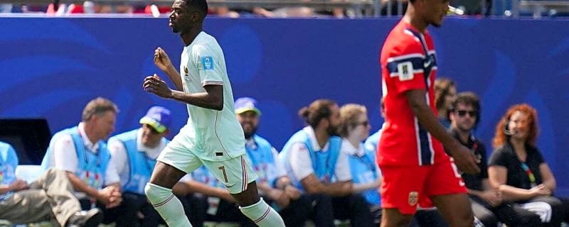 Ousmane Dembele's hat trick helps France rout Norway to sweep Group I 