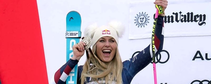 Lindsey Vonn takes third in France for third downhill podium of season