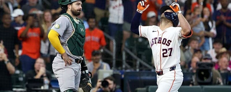 Yordan Alvarez blast powers Astros to big win over Athletics