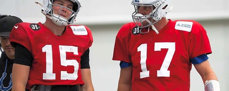 Colts QB Riley Leonard healthy, on edge with role in limbo