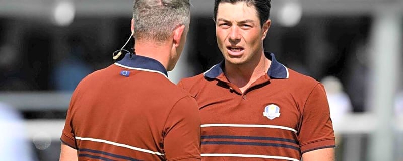 Viktor Hovland (neck) replaced by Tyrrell Hatton in Ryder Cup fourball