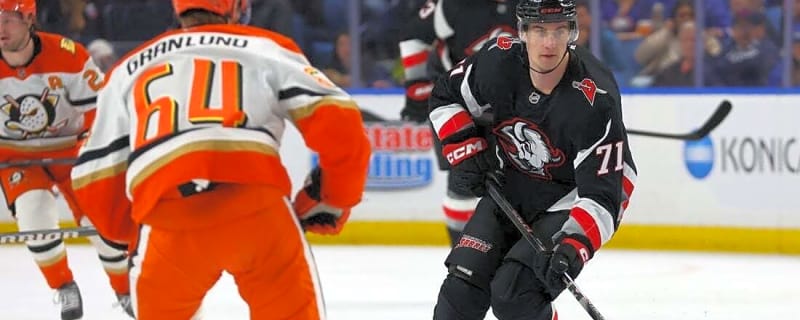 Torrid Sabres score on first shot, coast to win over Ducks