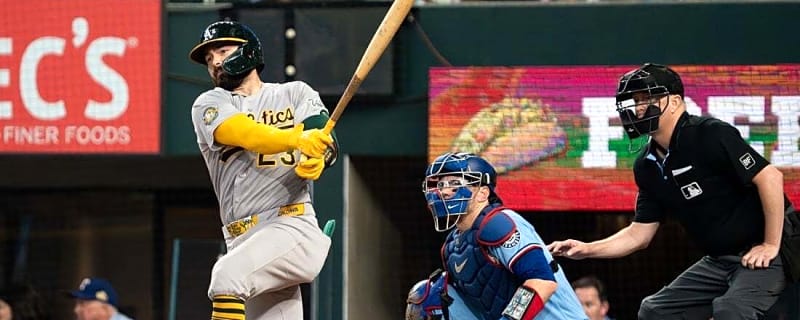 Carlos Cortes’ two-run triple lifts Athletics over Rangers