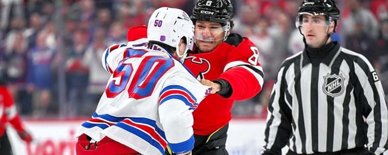 Luke Hughes nets 2 goals in Devils' 7-1 domination of Rangers