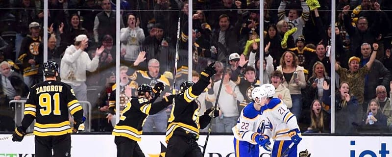 Bruins&#39; Marat Khusnutdinov calls game in OT against Sabres