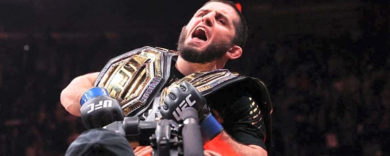 Islam Makhachev, Valentina Shevchenko cruise to title wins at UFC 322