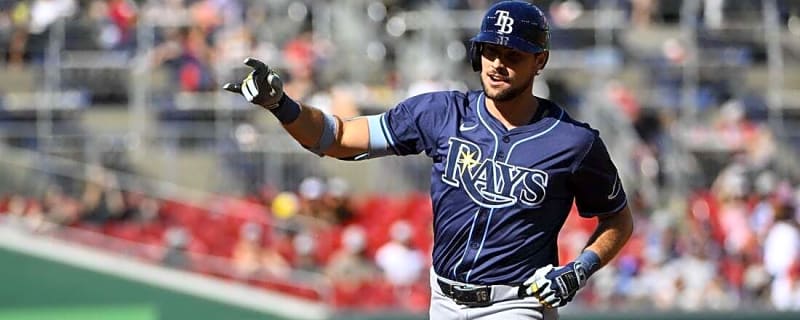 OF Josh Lowe to Angels in three-team, four-player trade