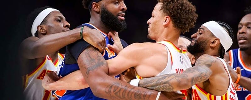 NBA fines Mitchell Robinson, Dyson Daniels for tussle