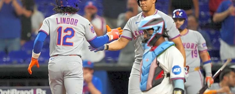 Mets bash three homers to best Marlins