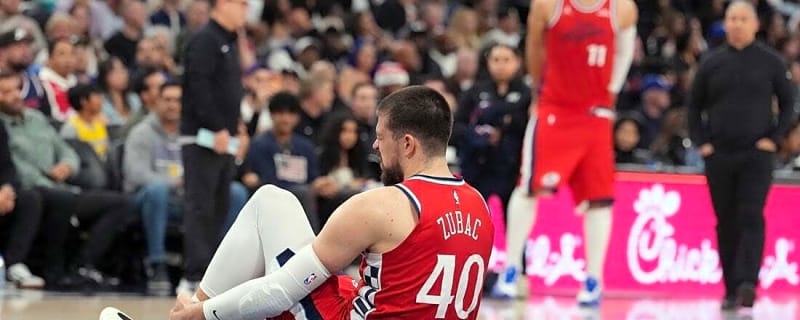 Reports: Clippers’ Ivica Zubac (ankle sprain) to miss several weeks