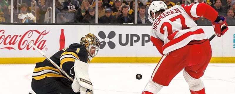 Jeremy Swayman shuts door in shootout as Bruins edge Red Wings