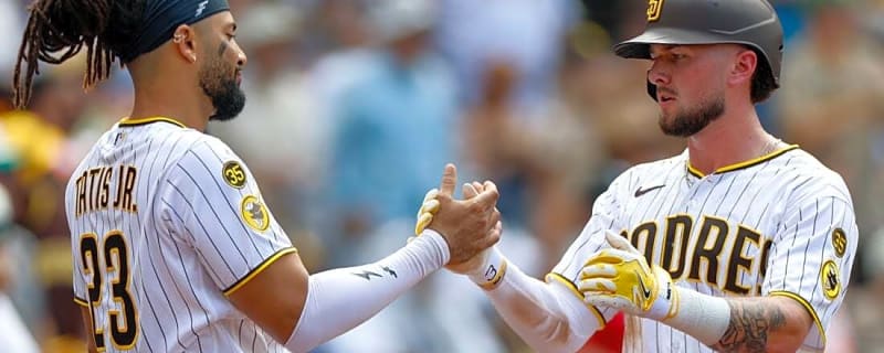 Jackson Merrill homers twice, drives in 6 as Padres rout Nationals