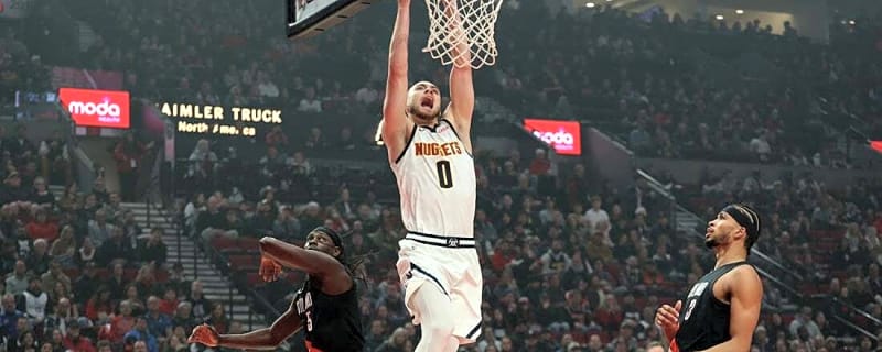 Nuggets notch record-setting, 54-point rout of Trail Blazers