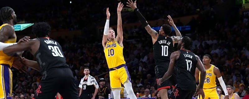 Luke Kennard scores 27, Lakers take Game 1 against Rockets