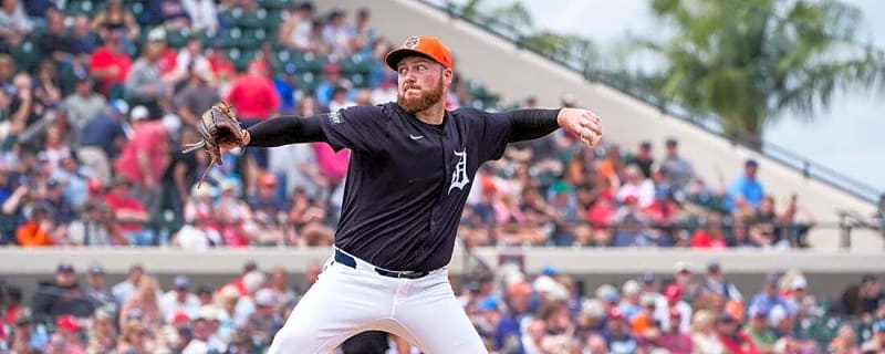 Tigers add LHP Matt Gage, option RHP Beau Brieske