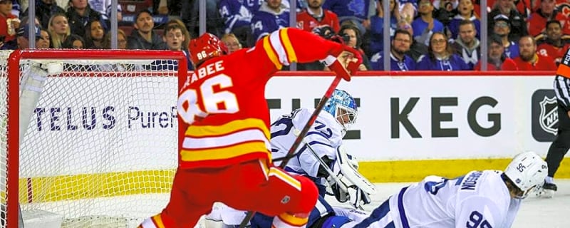 Matvei Gridin scores twice as Flames defeat Maple Leafs