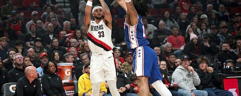 Toumani Camara's career night boosts Blazers past Sixers