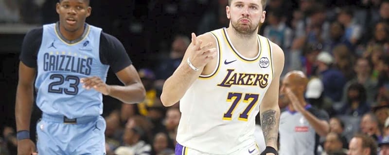 Luka Doncic running the show for Lakers, as Heat arrive in Los Angeles