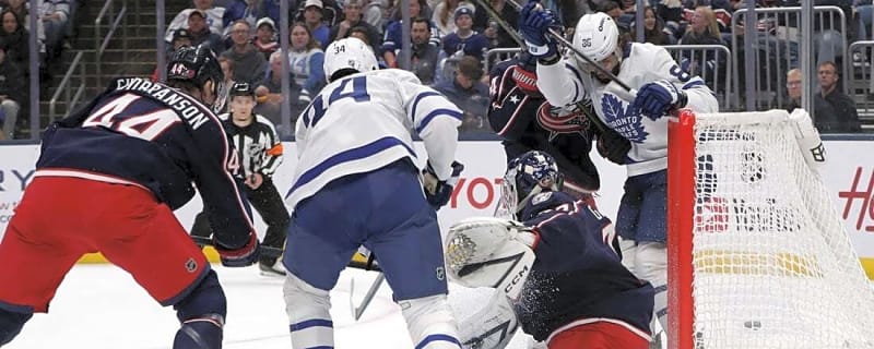 Ex-Blue Jackets power Maple Leafs' victory in Columbus