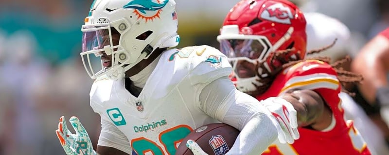 Report: Dolphins RB De'Von Achane (ACL) out for season