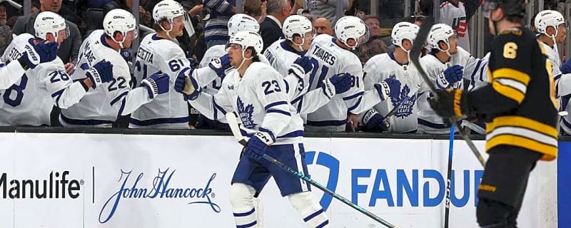 Maple Leafs collect rare win as Matthew Knies strikes twice vs. Bruins