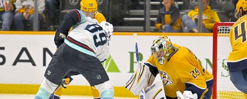 Justus Annunen carries Preds past Kraken in surprise start